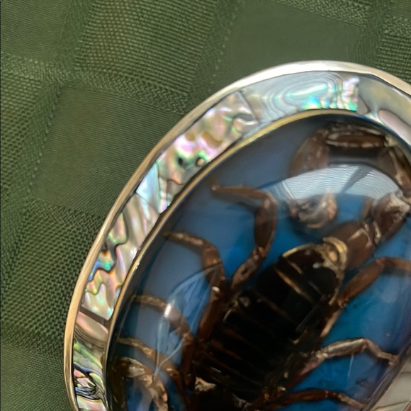 Blue and Silver Scorpion Belt Buckle - Picture 6 of 7